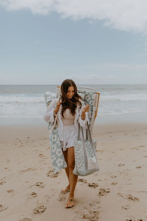 Pacific Floral Tote Bag