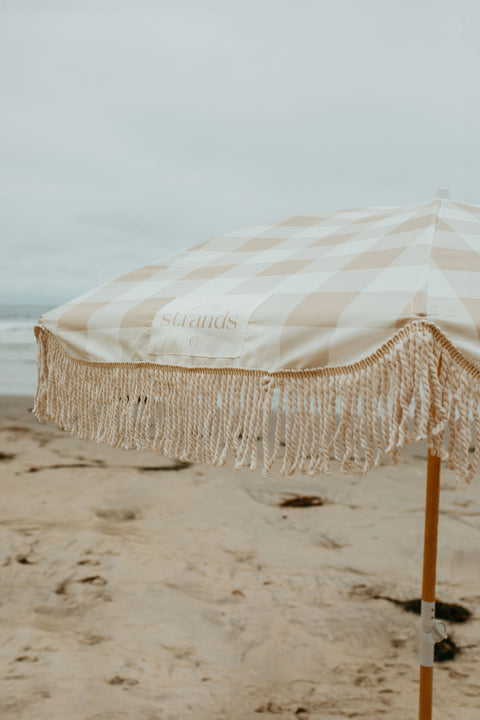 Shady Gingham Umbrella