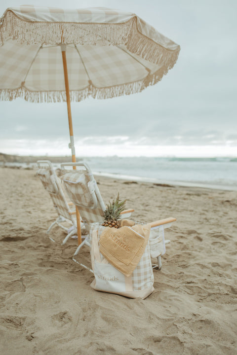 Shady Gingham Tote Bag