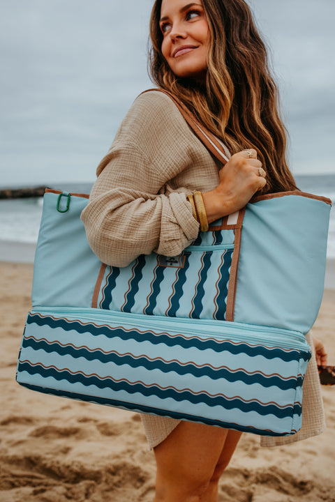 Mint & Chip Cooler Tote