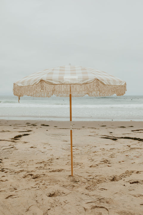 Shady Gingham Umbrella